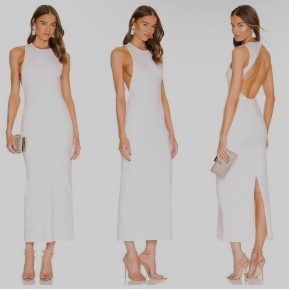 Michael Costello x REVOLVE Elsa Maxi Dress in White Size S